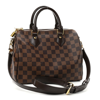 Louis Vuitton Damier Ebene Speedy Bandouliere 25 3 of 9