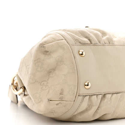 Gucci Guccissima Pop Bamboo Top Handle Tote Off White 9 of 28