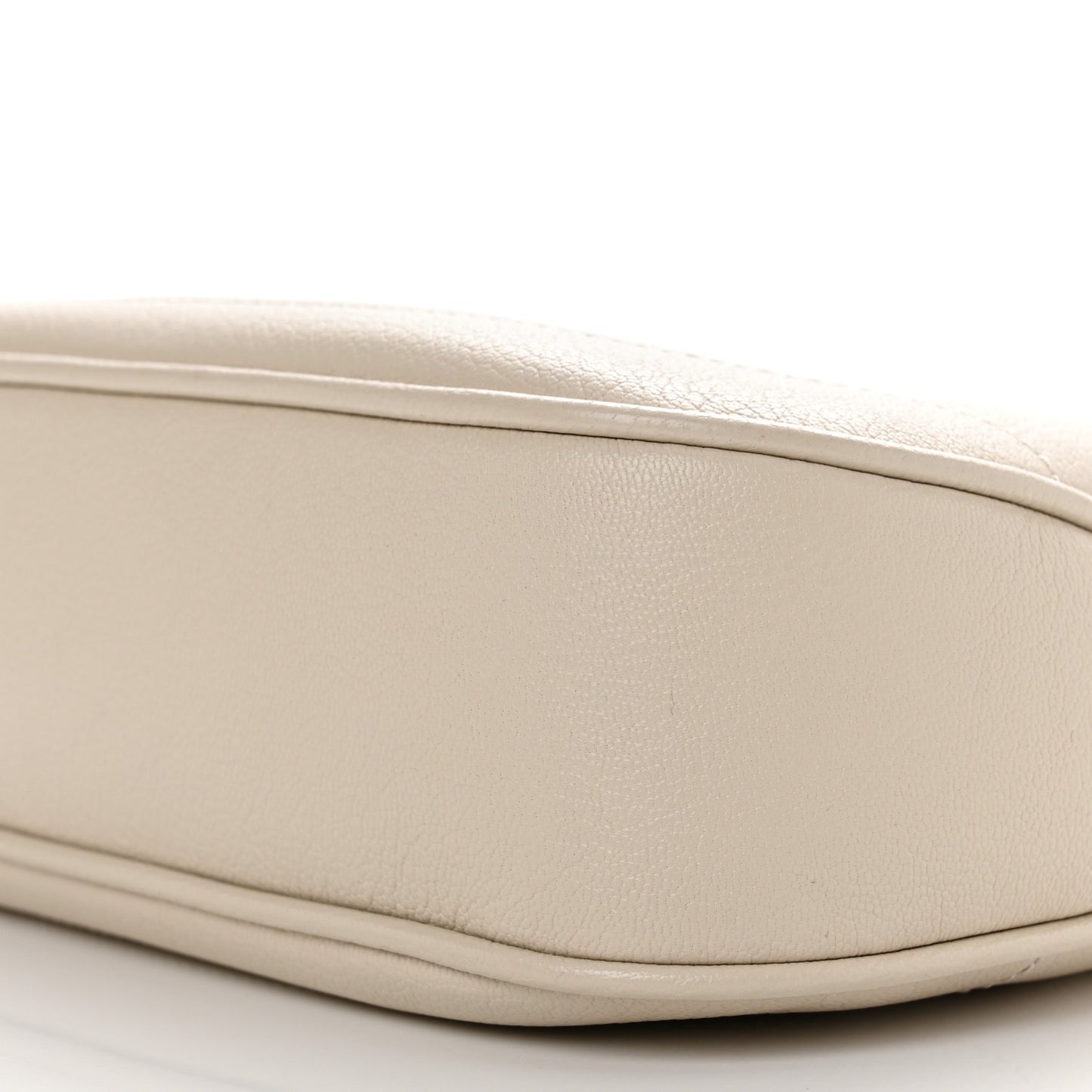 Goatskin Small Aphrodite Shoulder Bag Mystic White