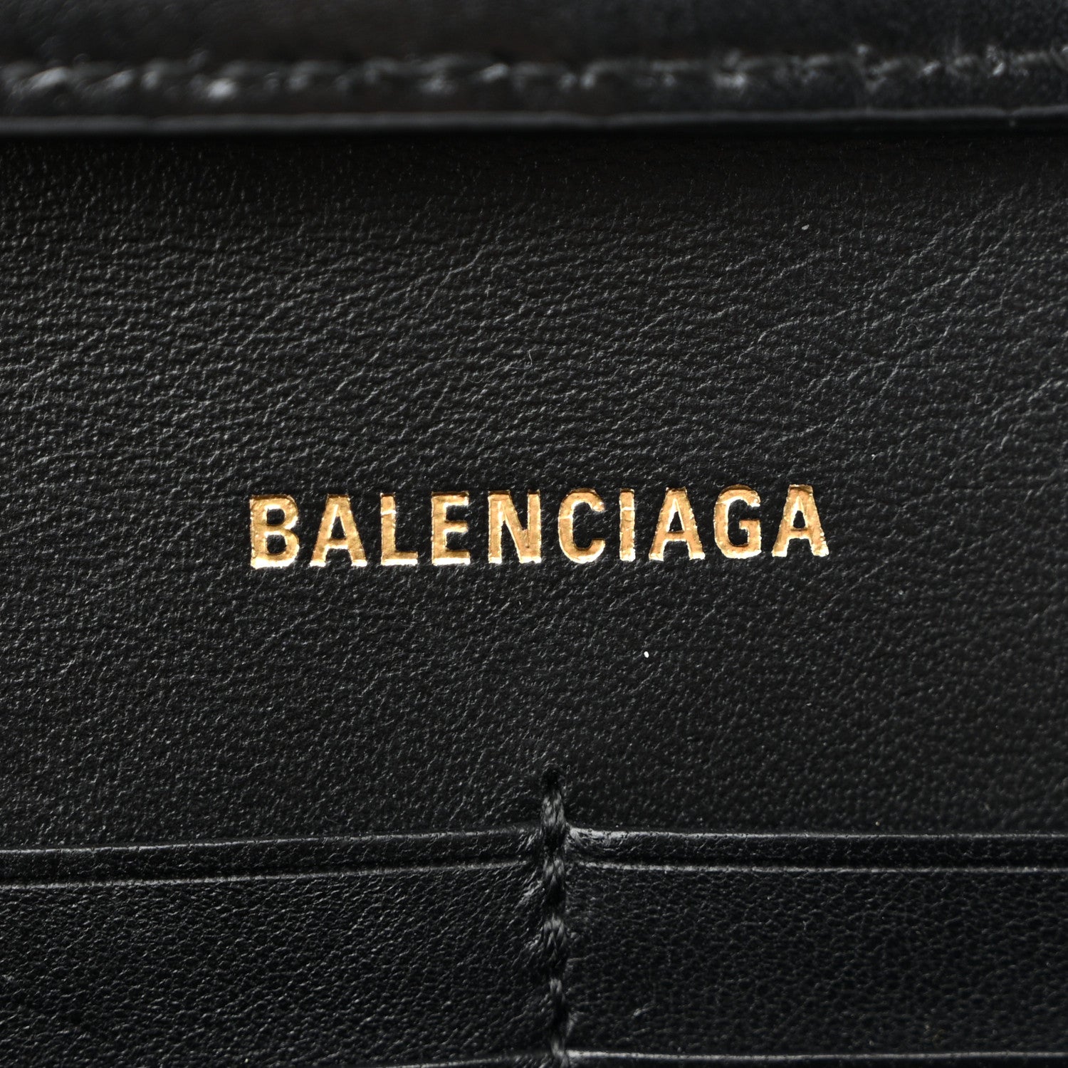 Balenciaga Shiny Box Calfskin Hourglass Chain Bag Black 6 of 10