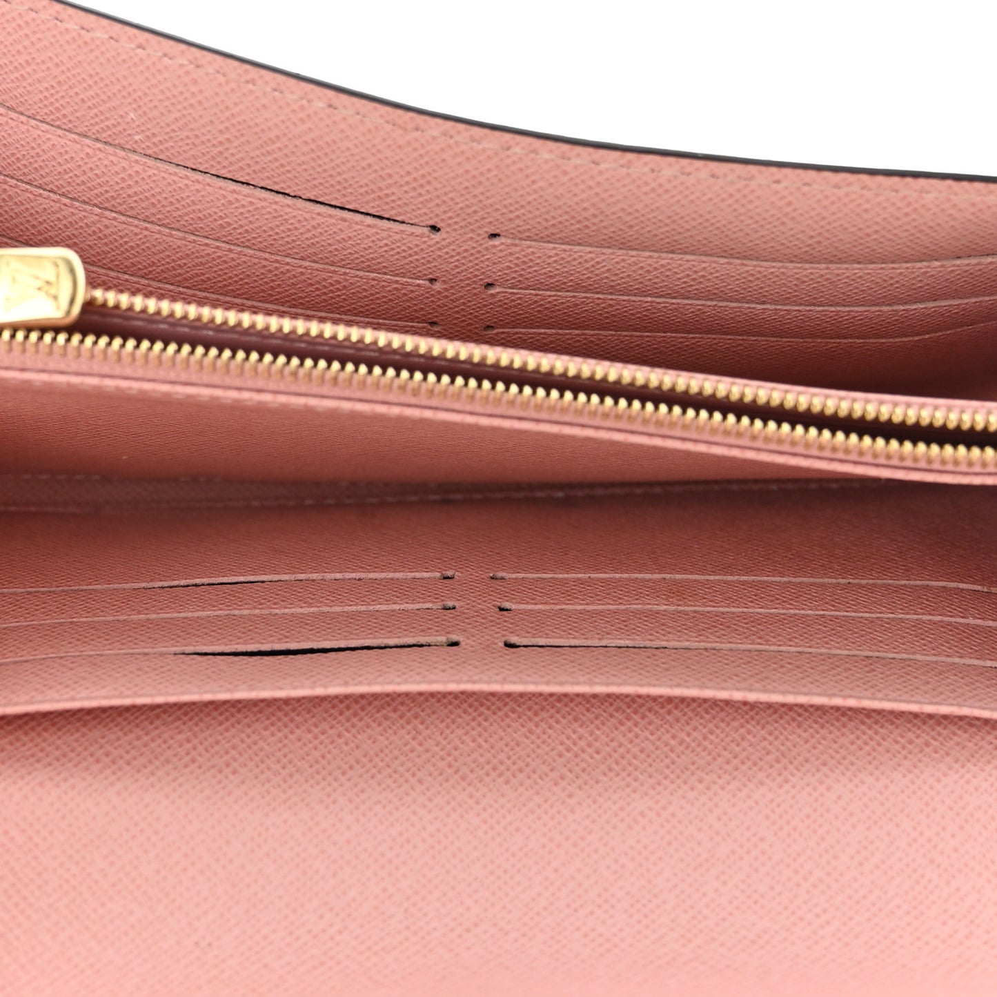 Damier Ebene Sarah Wallet NM Rose Ballerine