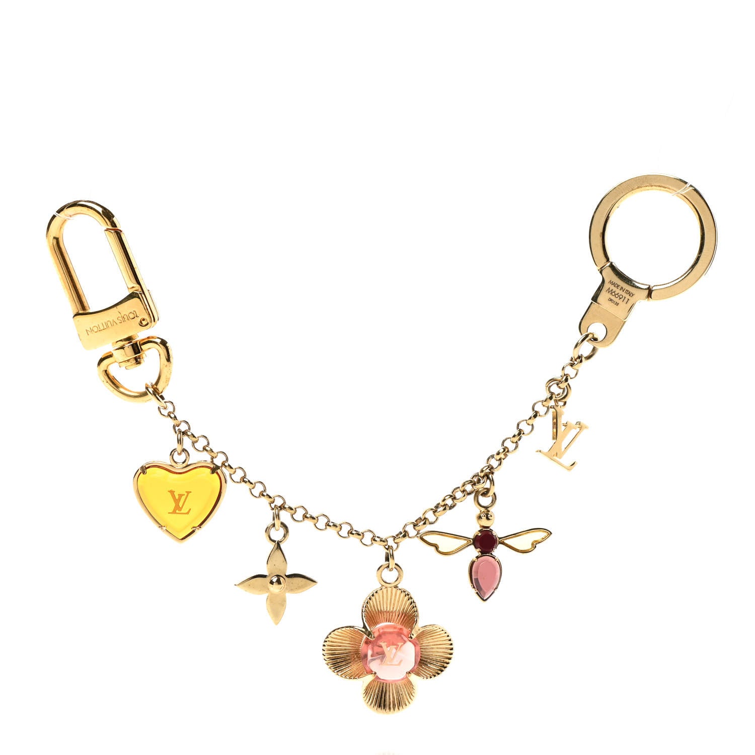 Louis Vuitton Bee Flower Chain Key Charm 1 of 4