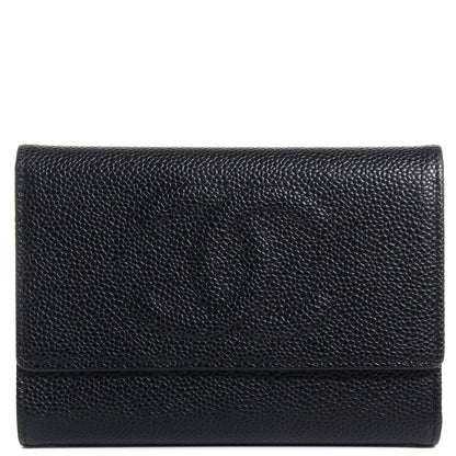 Chanel Caviar Timeless CC Wallet Black 1 of 8