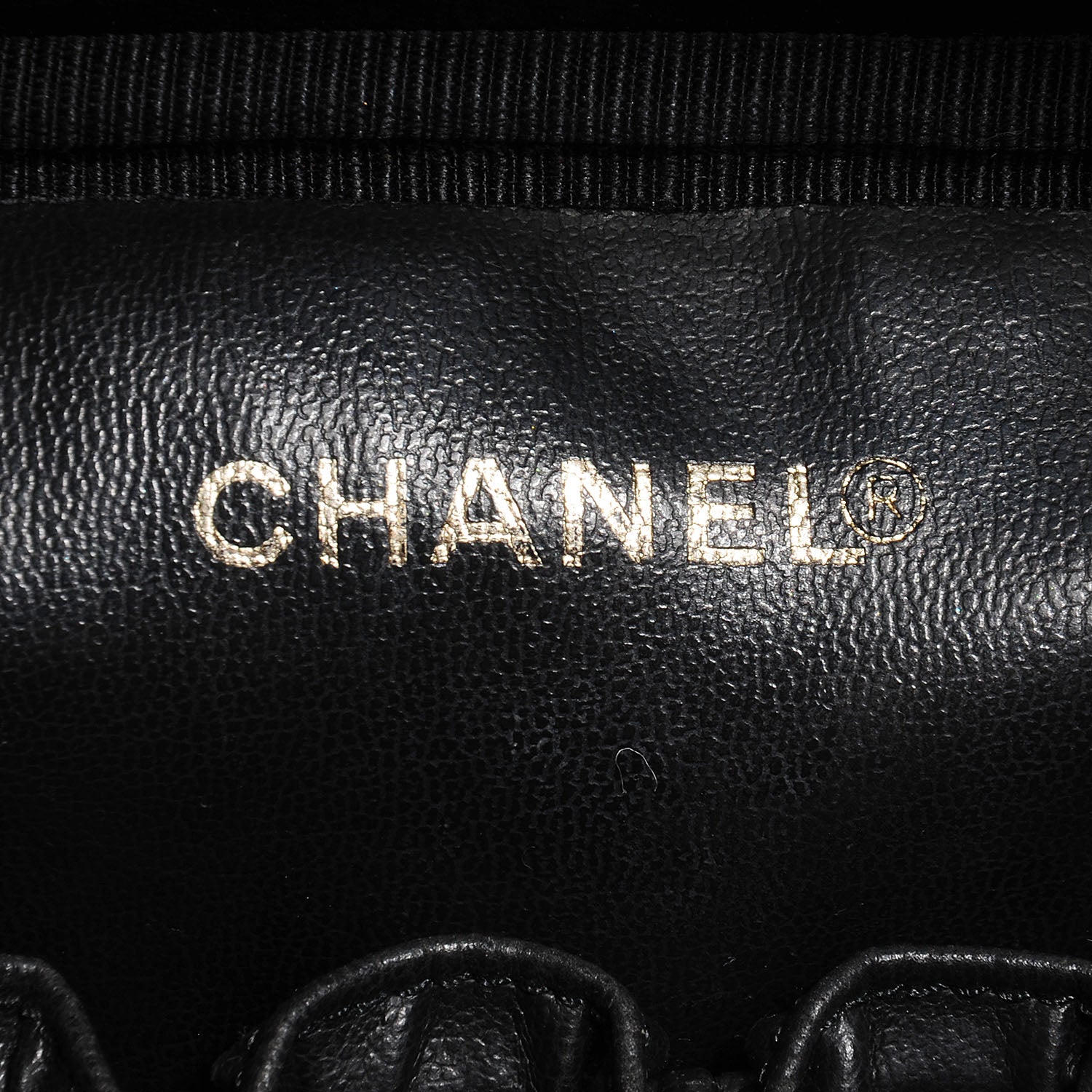 Chanel Caviar Vanity Cosmetic Case Black 8 of 9