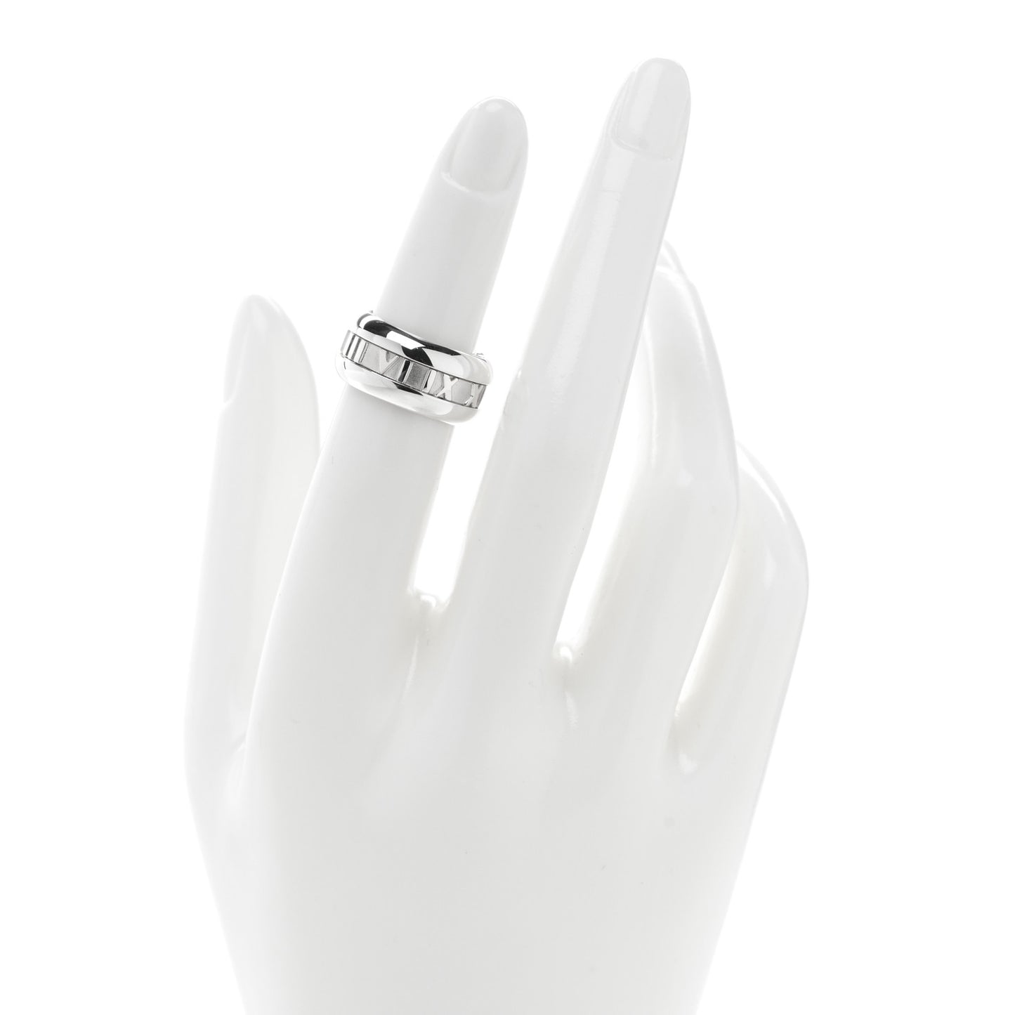 Sterling Silver Atlas Band Ring 49 4.75