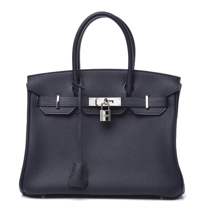Hermes Togo Birkin 30 Bleu Nuit 1 of 36
