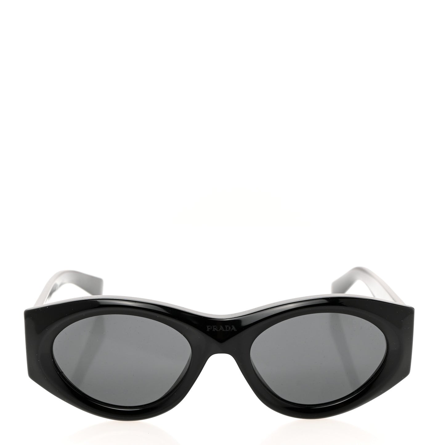 Acetate Oval Symbole Sunglasses SPR 20Z Black