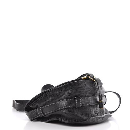 Chloe Calfskin Mini Marcie Round Crossbody Bag Black 4 of 11