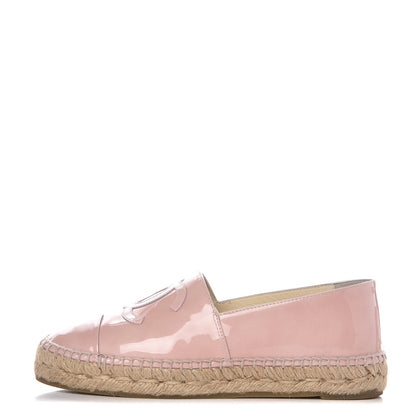 Chanel Patent CC Espadrilles 36 Pink 1 of 10