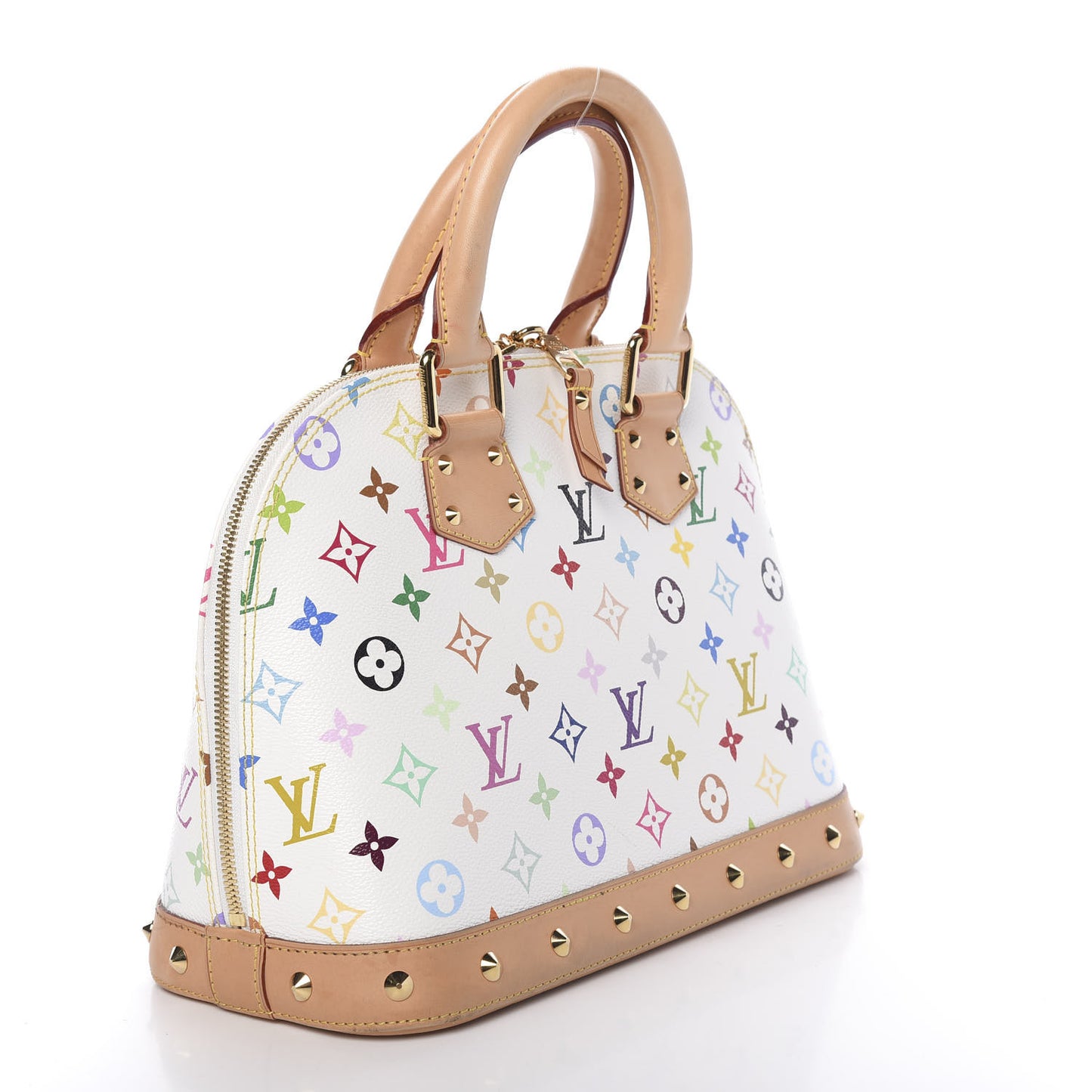 Monogram Multicolor Alma PM White