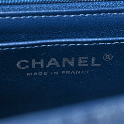 Chanel Denim Braided Mini Rectangular Flap Bag Blue 6 of 11