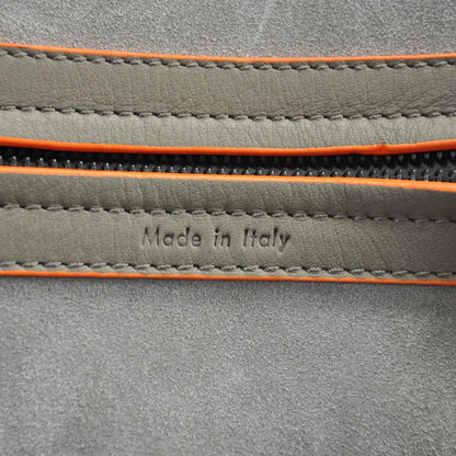 Celine Smooth Calfskin Large Phantom Luggage Grey Orange 7 of 9