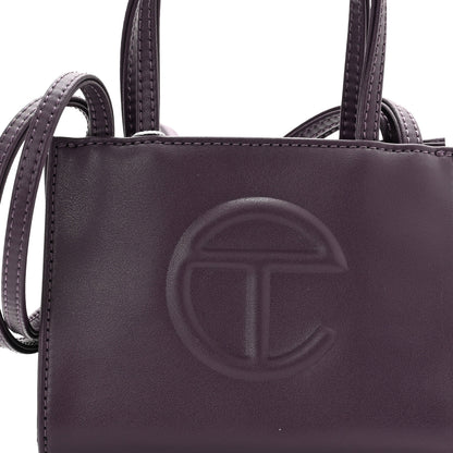 Telfar Vegan Leather Small Shopping Bag Eggplant 8 of 10