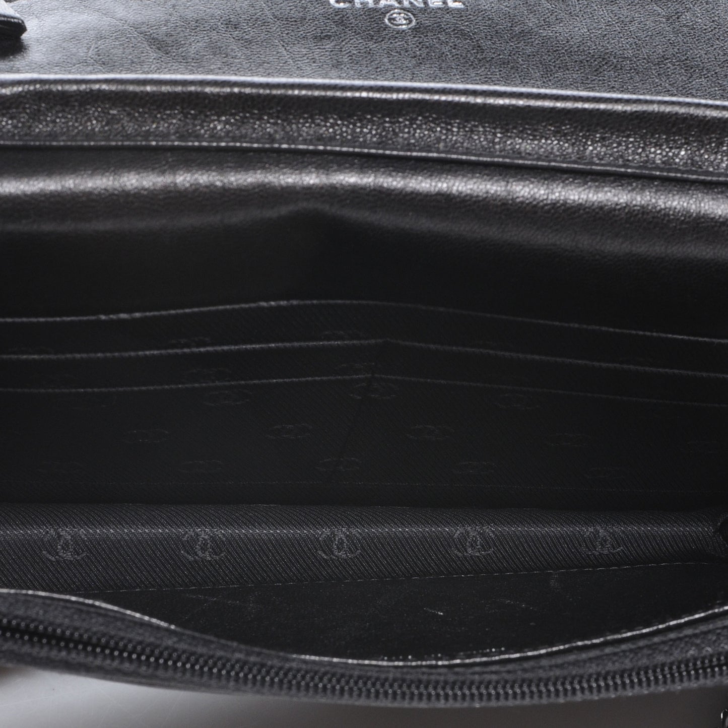 Leather Wallet On Chain WOC Black