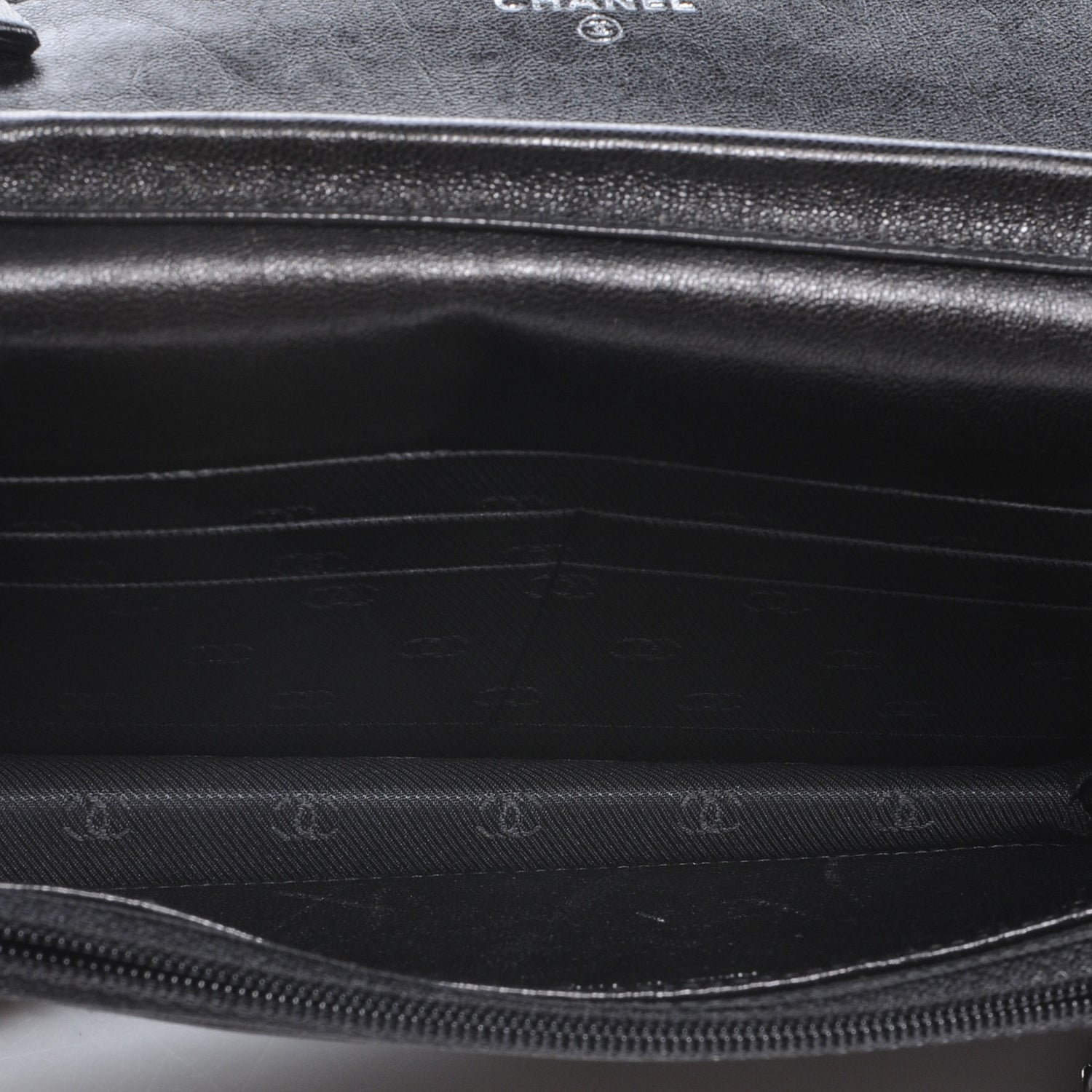Chanel Leather Wallet On Chain WOC Black 7 of 9