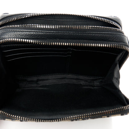 Christian Dior X KENNY SCHARF Oblique Canvas Embroidered Patches Crossbody Charcoal 5 of 11