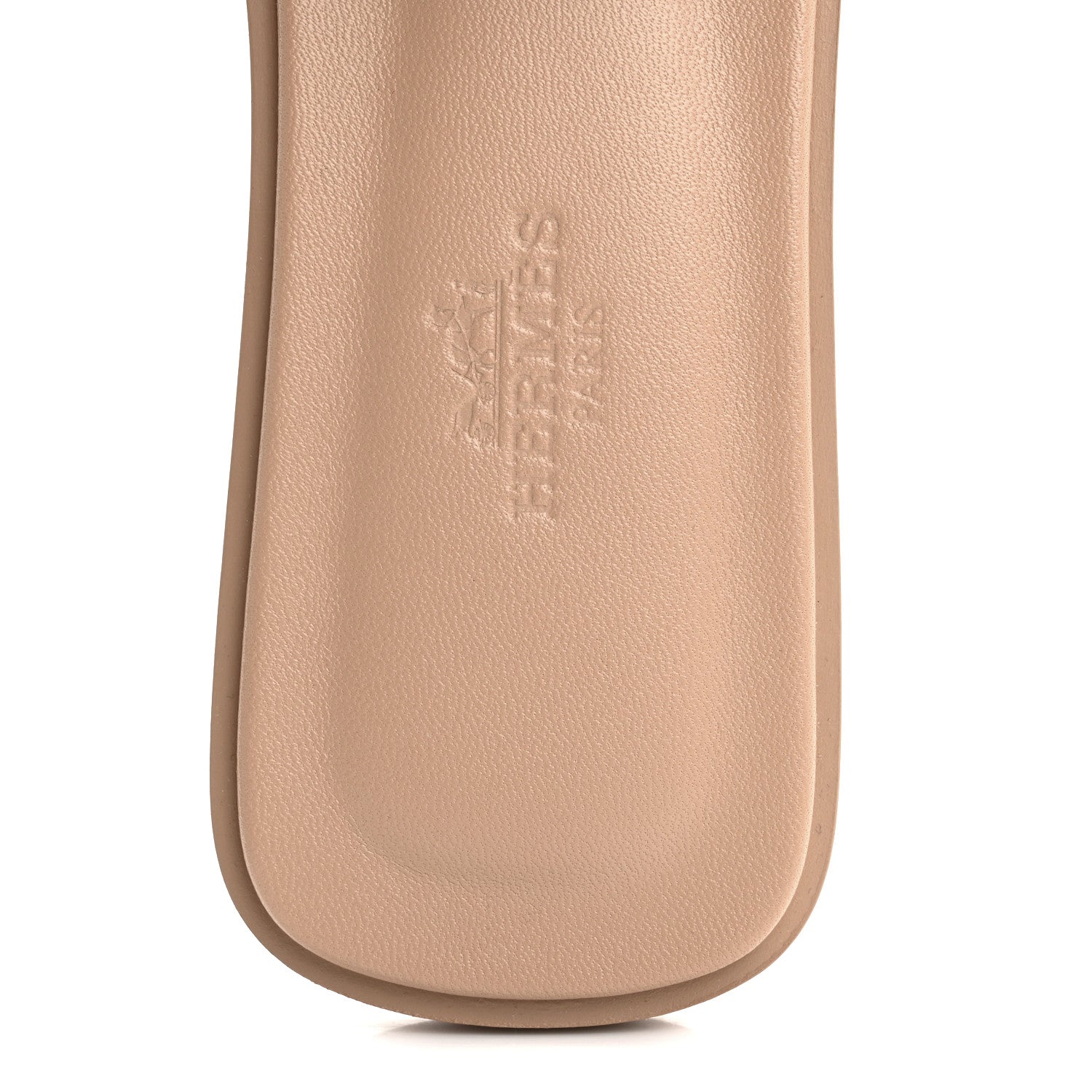 Hermes Epsom Oran Sandals 37.5 Beige Perlino 7 of 10