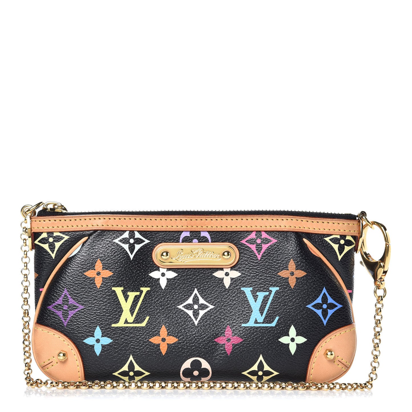 Monogram Multicolor Pochette Milla MM Black