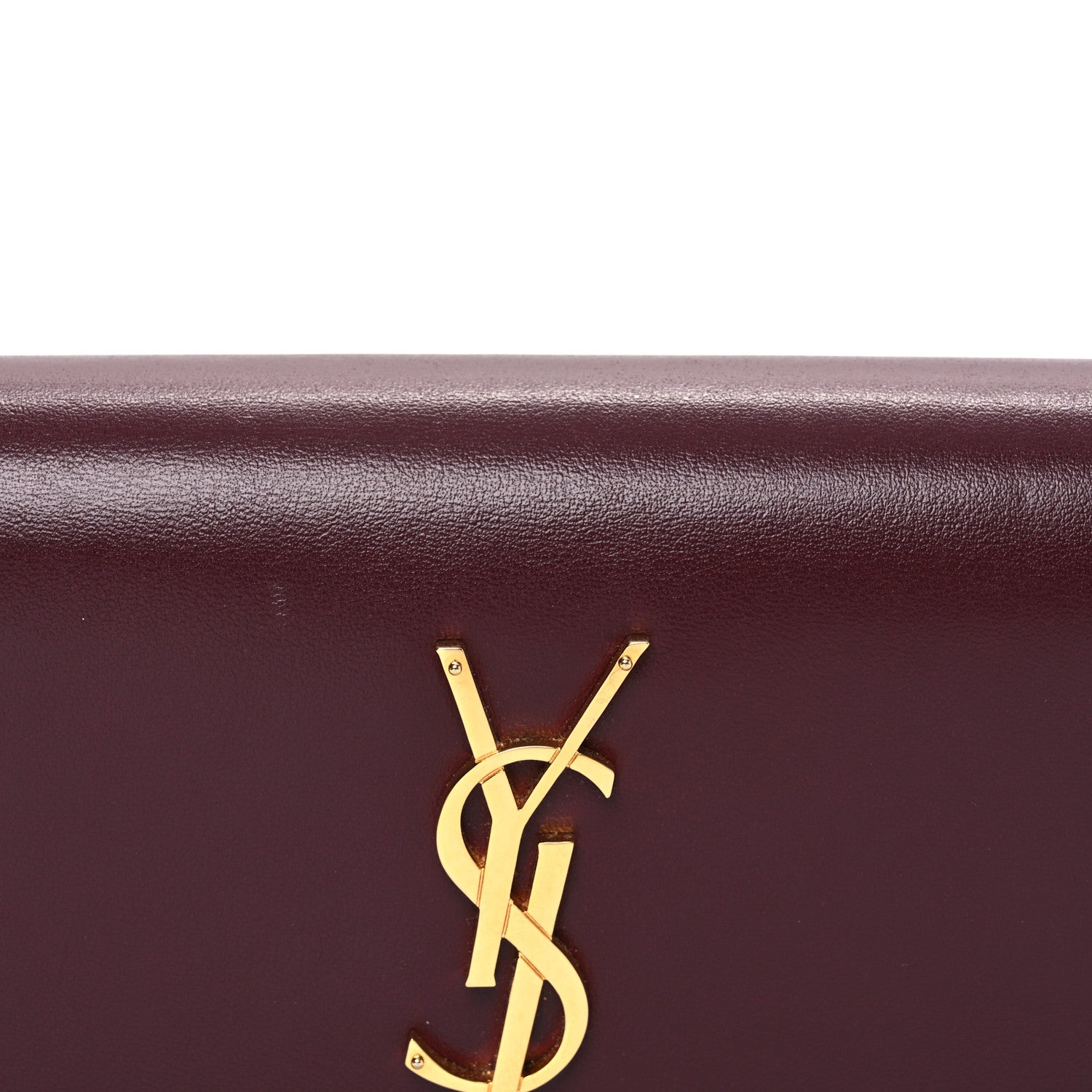 Saint Laurent Smooth Calfskin Monogram Kate Belt Bag Rouge Legion 7 of 11