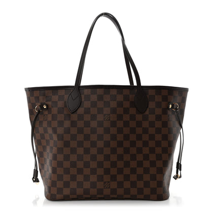 Louis Vuitton Damier Ebene Neo Neverfull MM Rose Ballerine 3 of 11