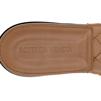 Bottega Veneta Nappa Maxi Intrecciato Lido Flat Sandals 38 Tan 6 of 8
