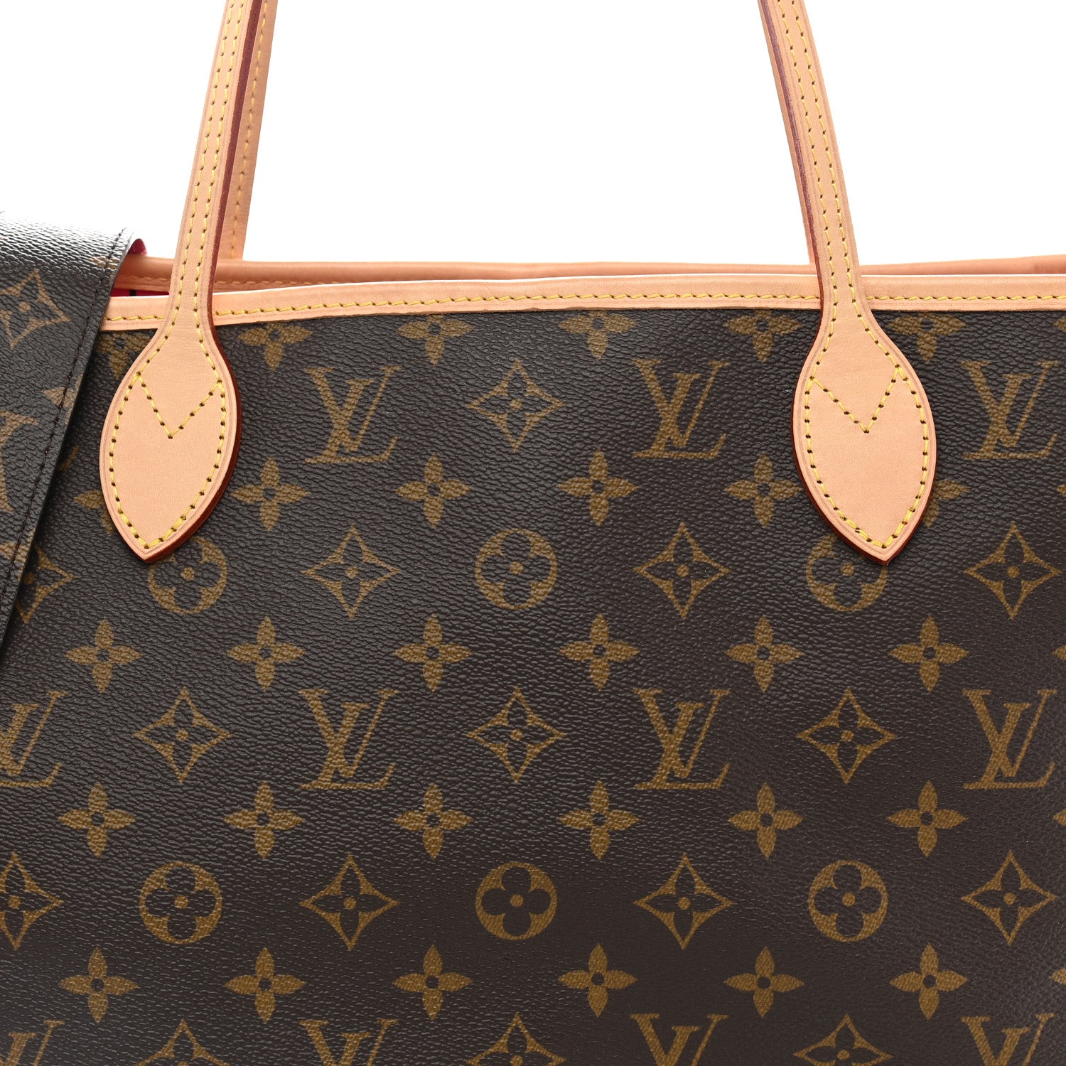Louis Vuitton Monogram Inside Out Neverfull Bandouliere MM Rose Pondichery 8 of 10