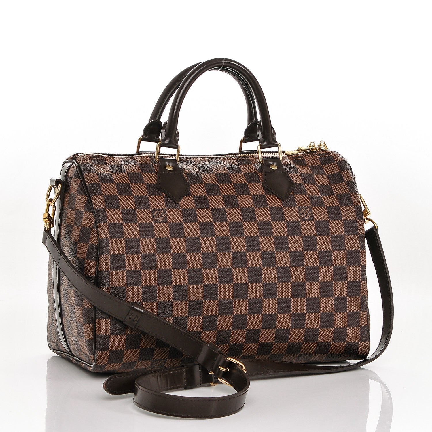 Louis Vuitton Damier Ebene Speedy Bandouliere 30 3 of 7