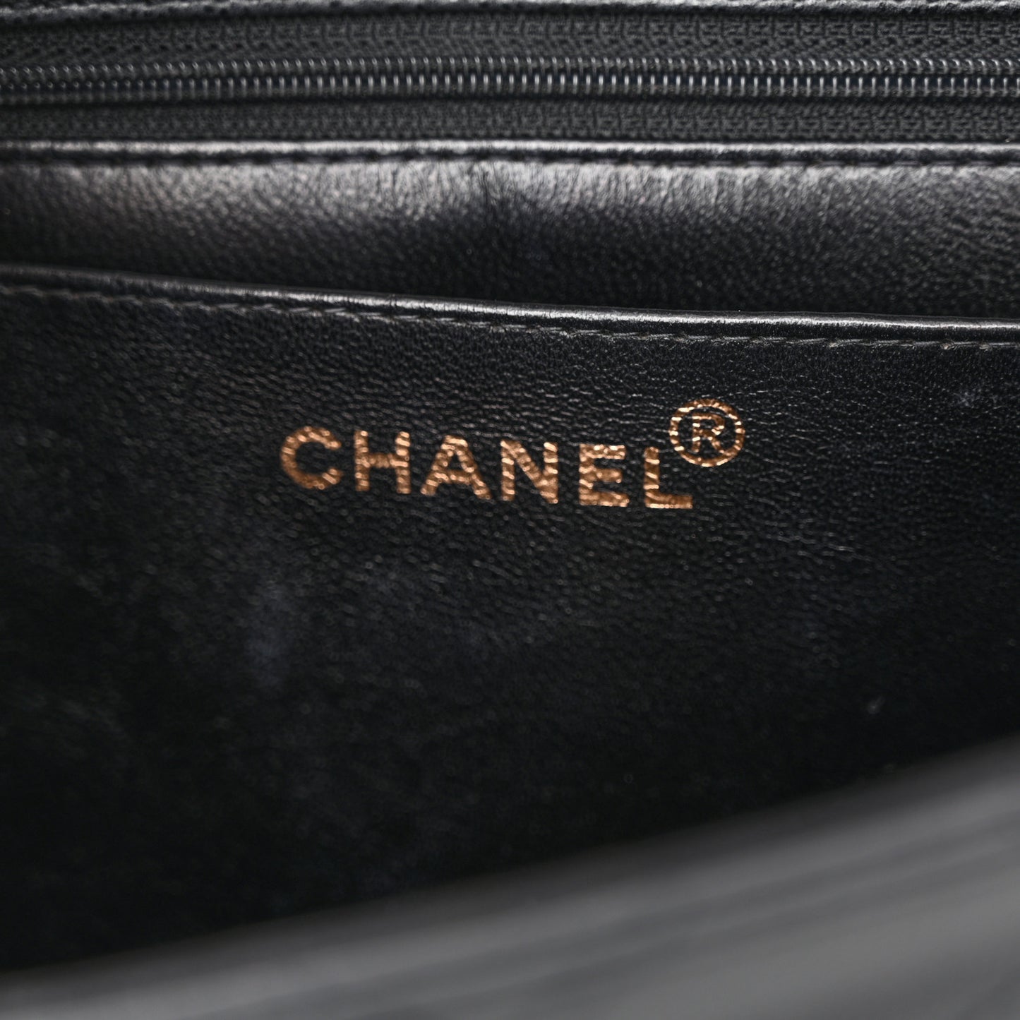 Caviar Diamond Stitched Flap Shoulder Bag Black