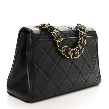 Chanel Lambskin Quilted Medium Single Flap Black 3 of 10