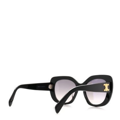 Celine Acetate Triomphe 01 Square Sunglasses CL 40226U Black 4 of 7
