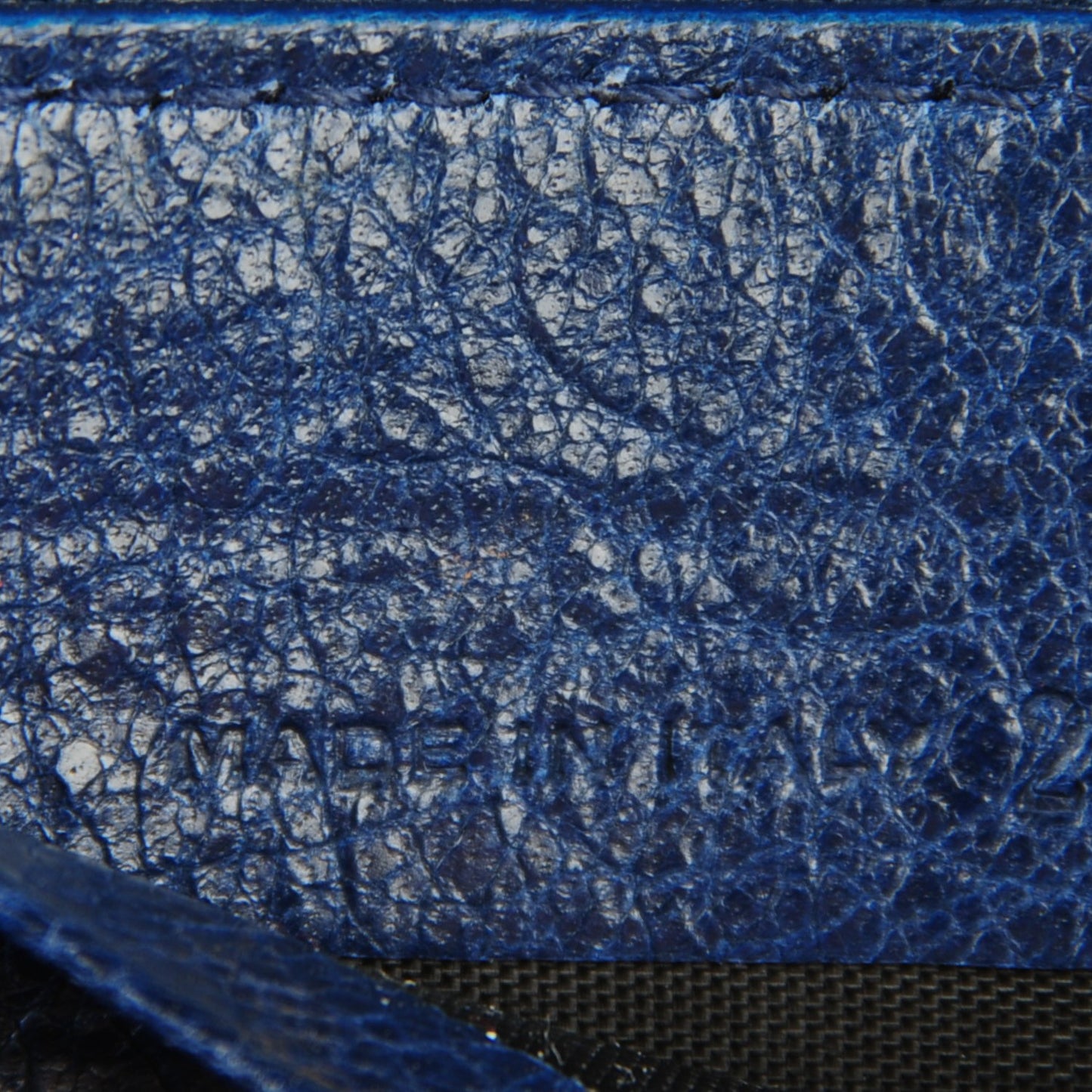 Agneau Giant 12 Silver Hardware Continental Zip Around Bleu Mineral