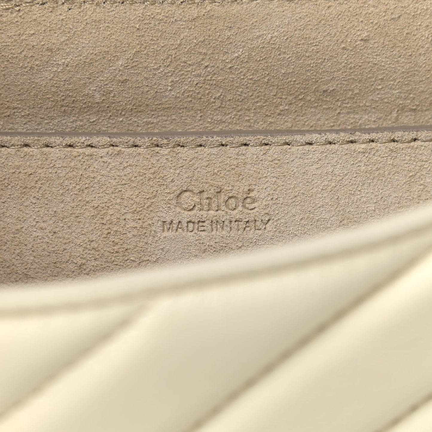Calfskin Quilted Drew Bijou Shoulder Bag Natural White