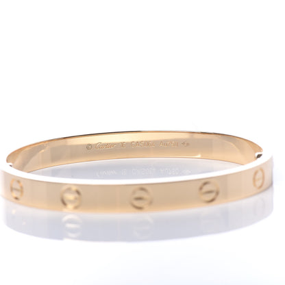 Cartier 18K Yellow Gold LOVE Bracelet 16 6 of 8