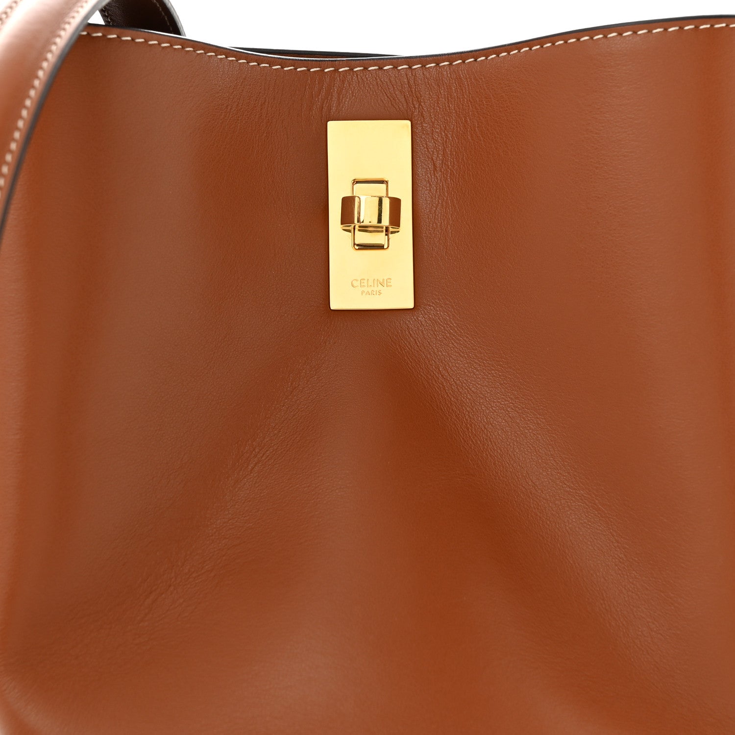 Celine Smooth Calfskin Teen Bucket 16 Tan 8 of 10