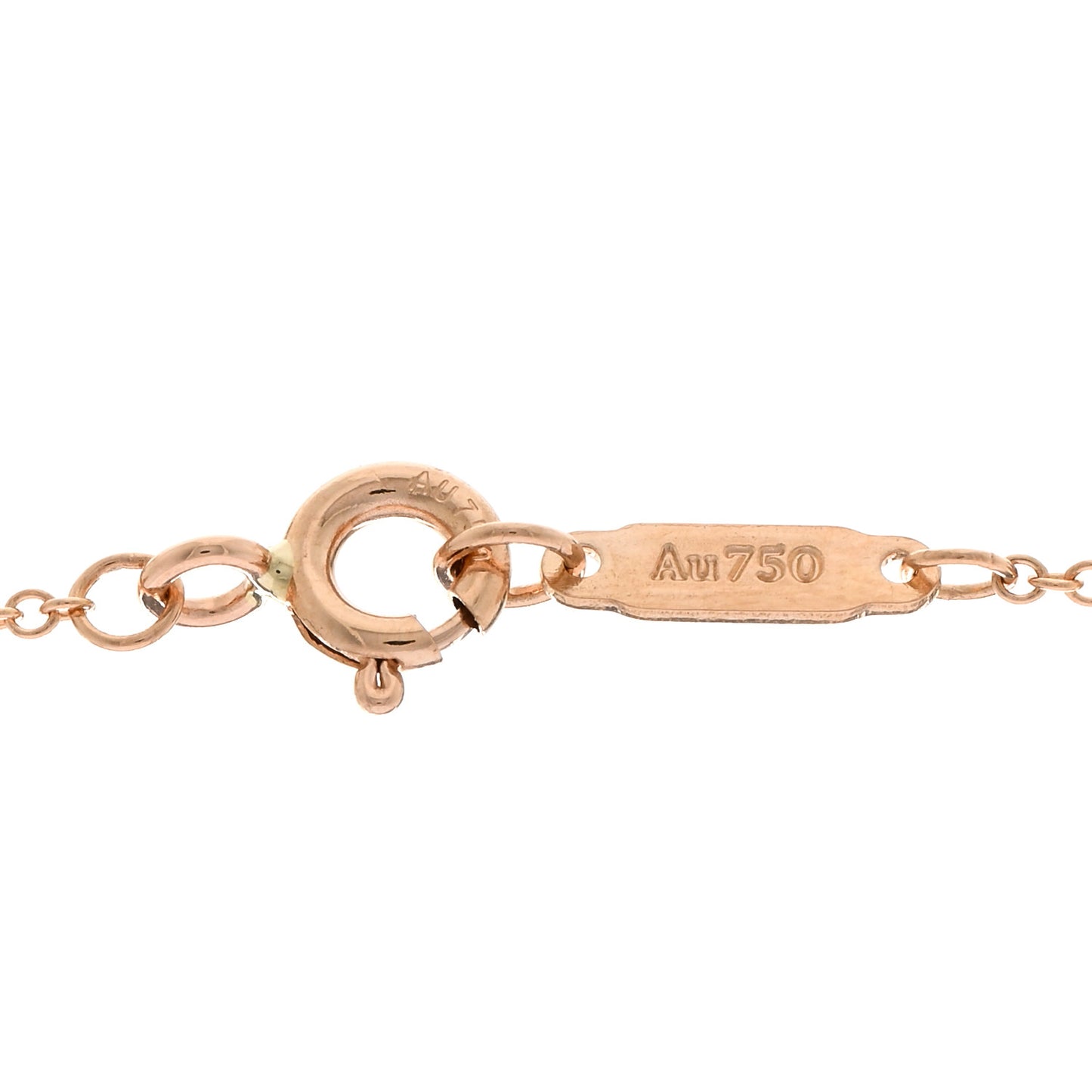 18K Rose Gold Diamond Atlas Pierced Pendant Necklace