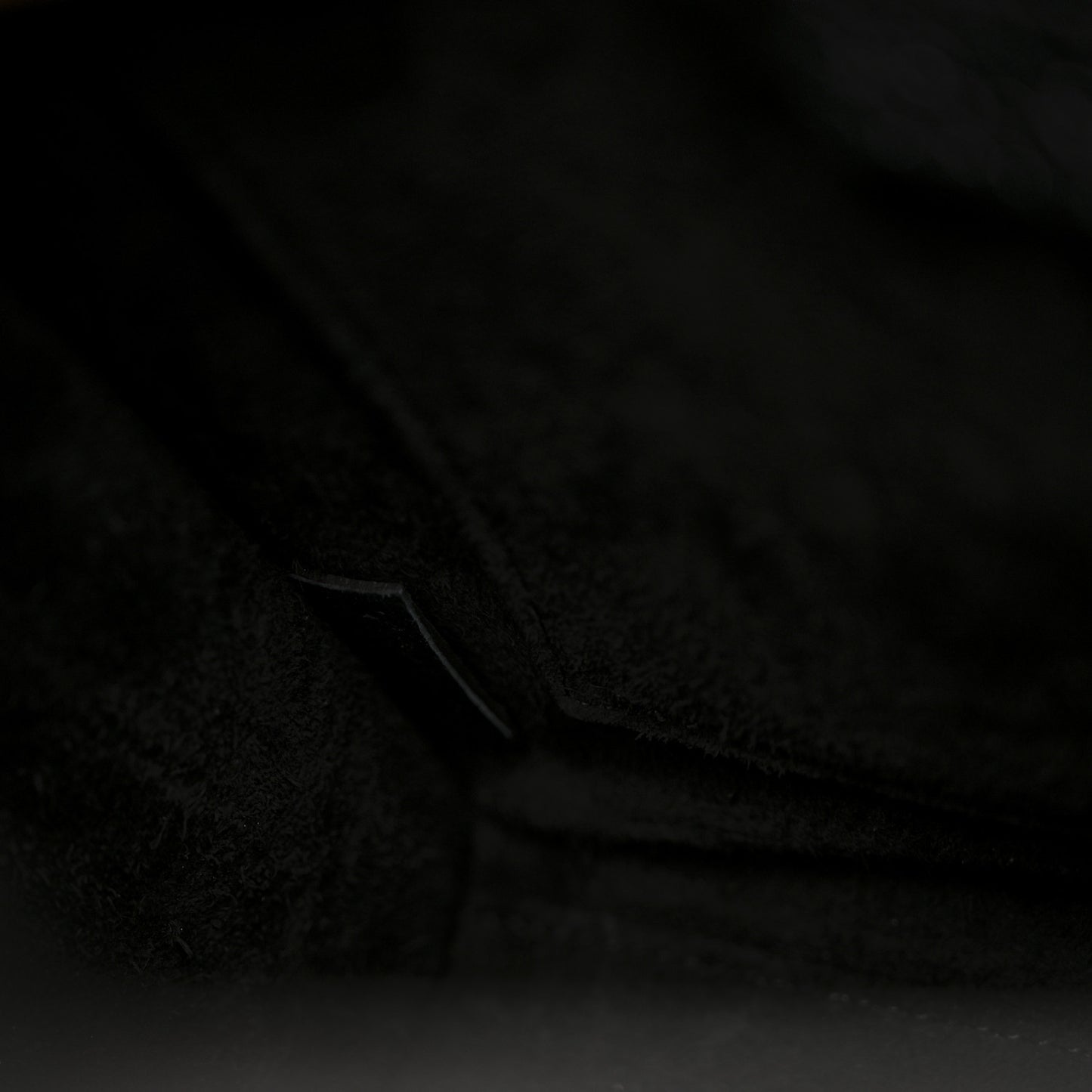 Drummed Calfskin Nano Luggage Black