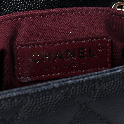 Chanel Caviar Quilted Mini Coco Handle Flap Black 6 of 9
