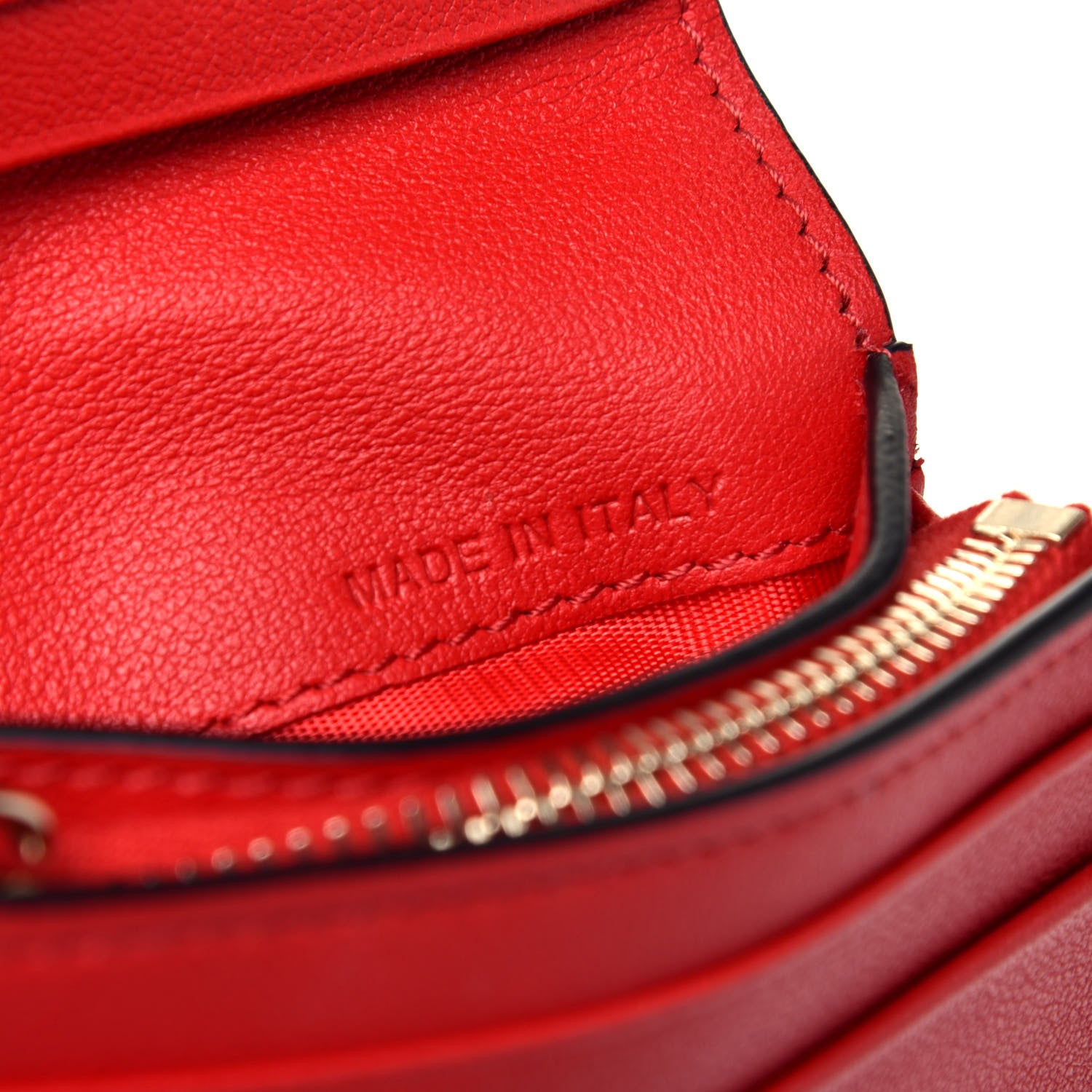 Valentino Garavani Calfskin Rockstud French Flap Wallet Rouge Pur 8 of 8