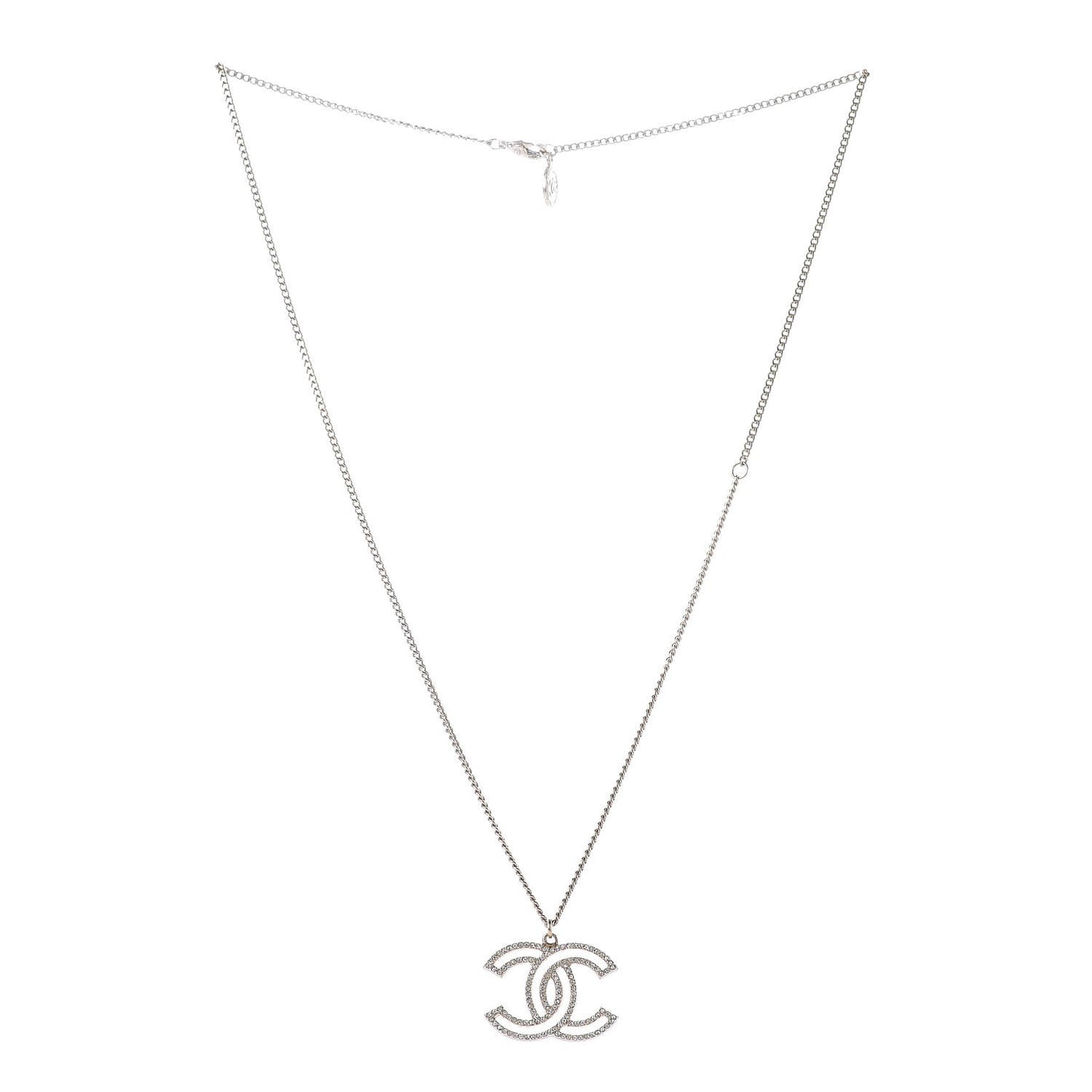 Crystal CC 100 Anniversary Necklace Gold