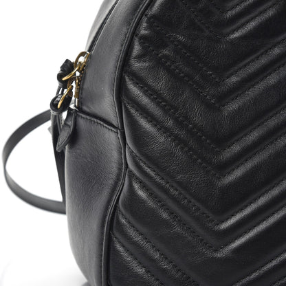 Gucci Calfskin Matelasse GG Marmont Backpack Black 10 of 10