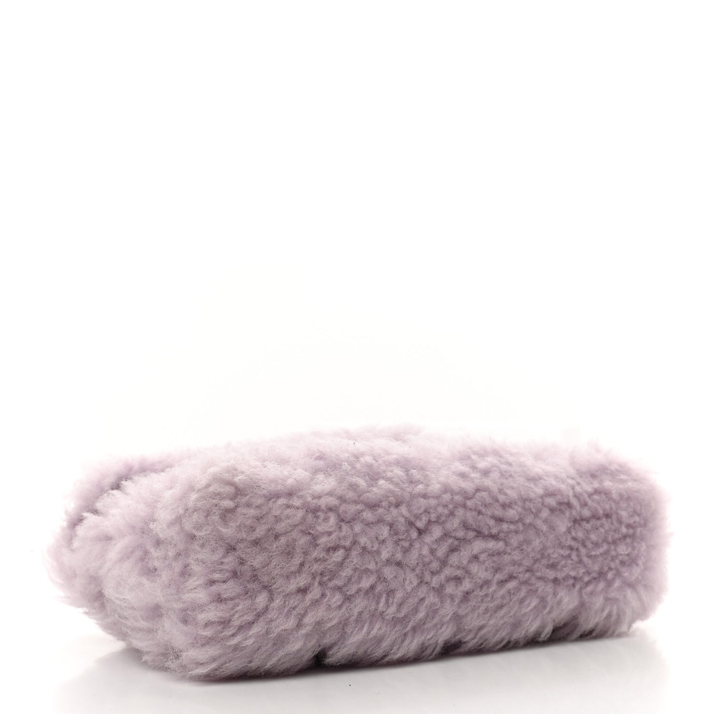Shearling Quilted Monogram Loulou Puffer Pouch Clutch Lilac