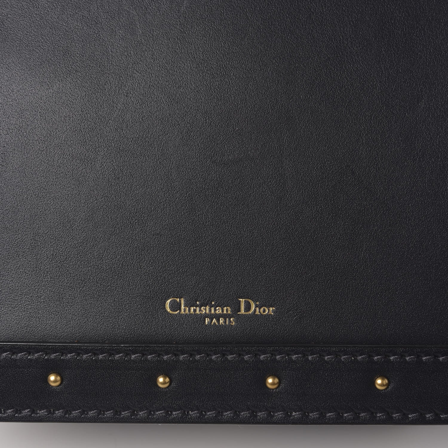 Christian Dior Calfskin Studded Square Dioraddict Flap Black 11 of 14