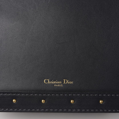 Christian Dior Calfskin Studded Square Dioraddict Flap Black 11 of 14
