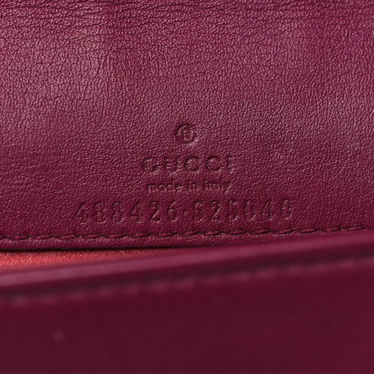 Gucci Velvet Matelasse GG Marmont Mini Bag Fuchsia Violet Cyclamen 6 of 14