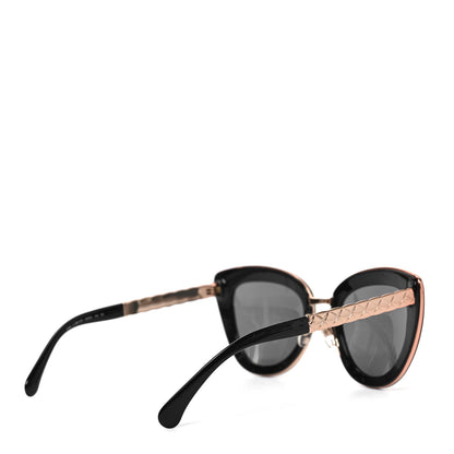 Chanel Cat Eye Quilted Sunglasses 5368 Black Pink 4 of 7