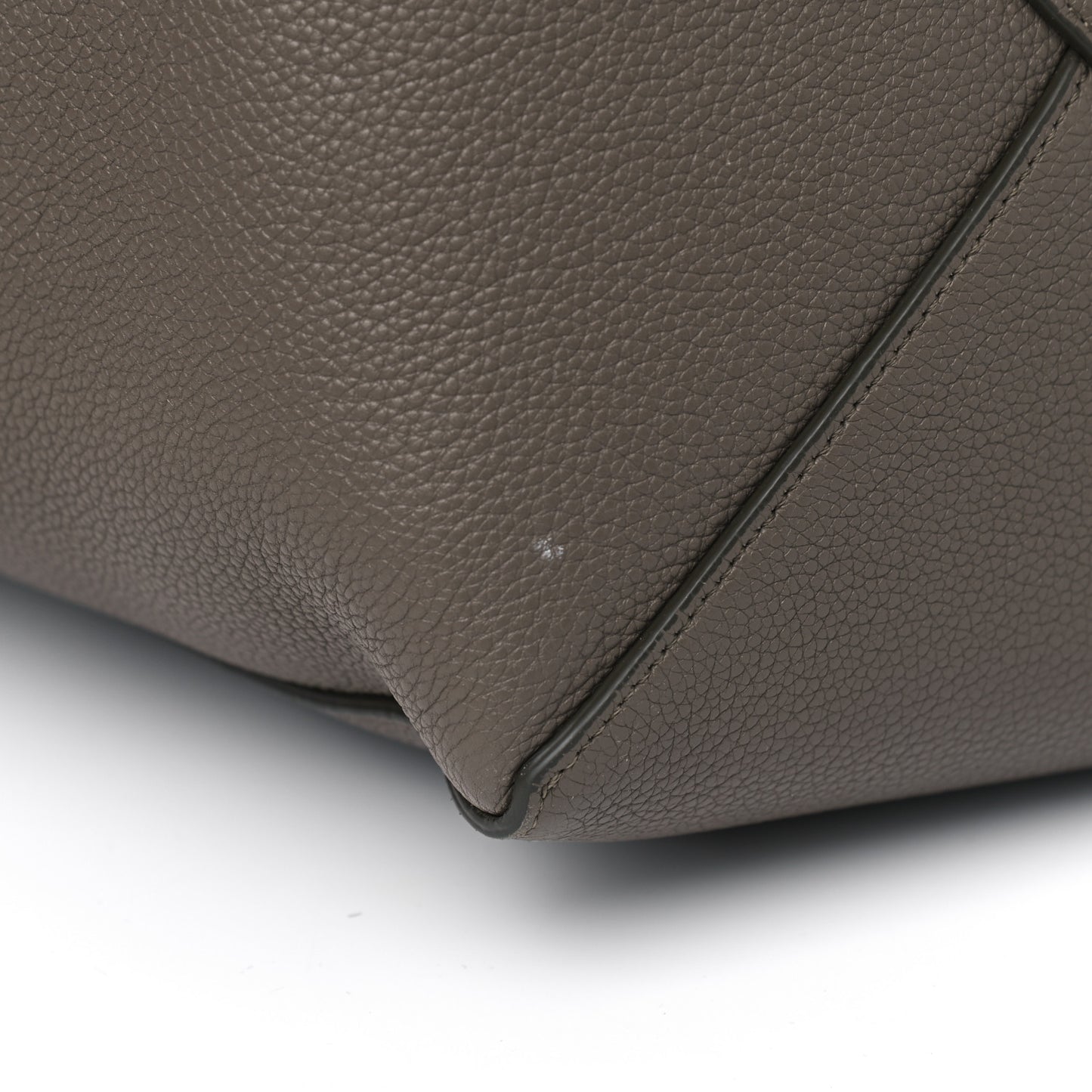 Soft Grained Calfskin Small Belt Cabas Phantom Taupe