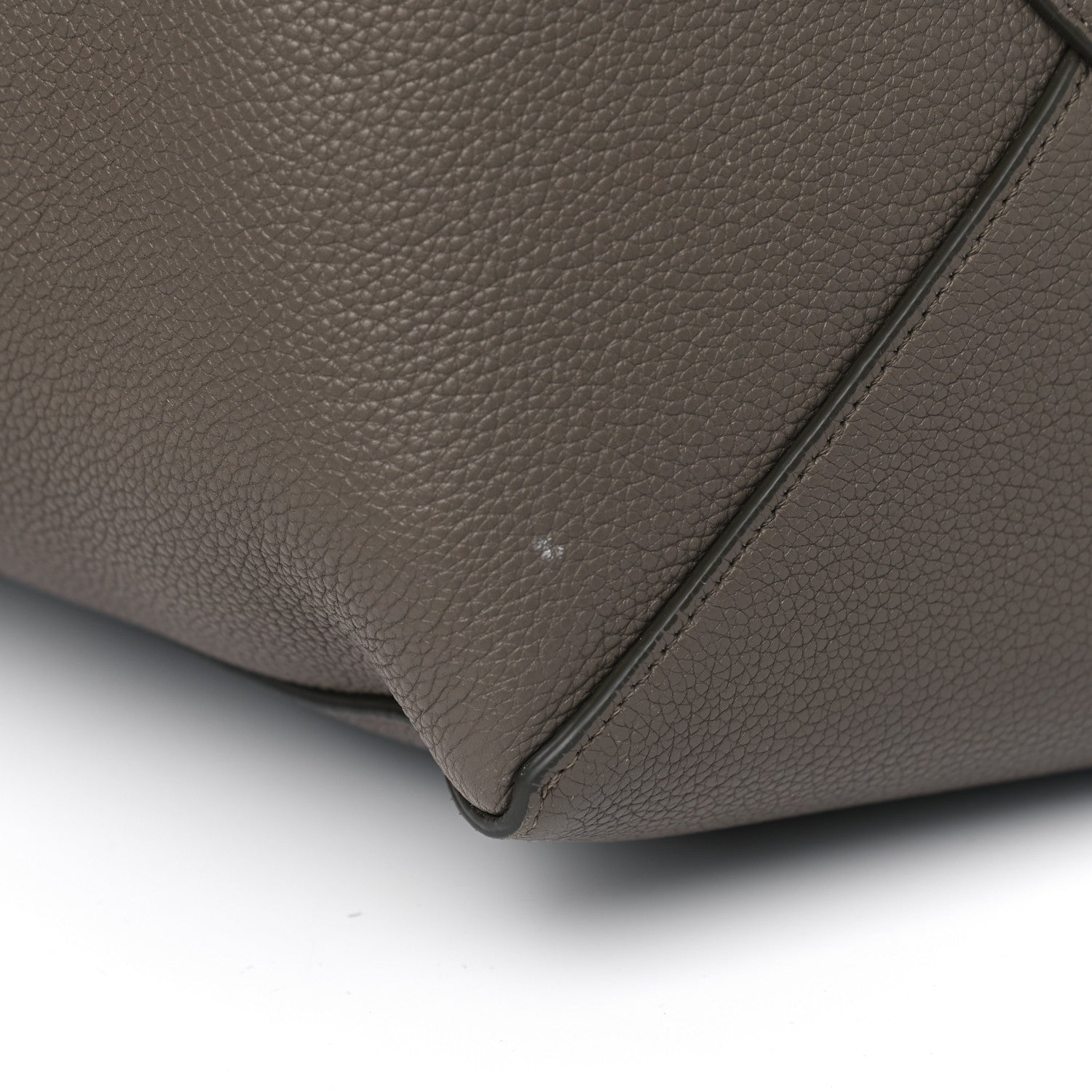 Celine Soft Grained Calfskin Small Belt Cabas Phantom Taupe 8 of 15