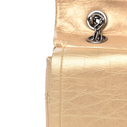 Chanel Metallic Aged Calfskin Quilted 2.55 Reissue 227 Flap Gold 13 of 13