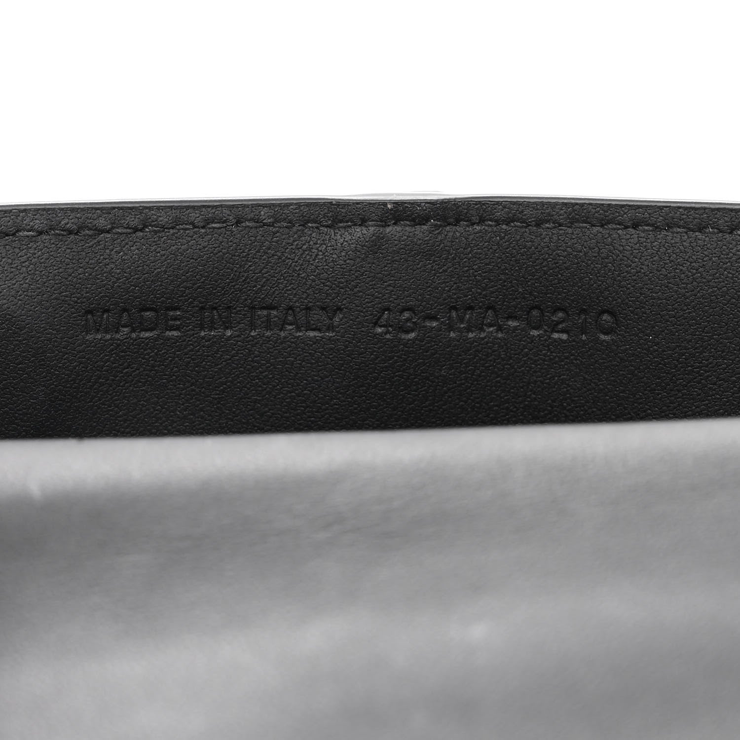 Christian Dior Ultra Matte Calfskin Nano Saddle Chain Pouch Black 7 of 11
