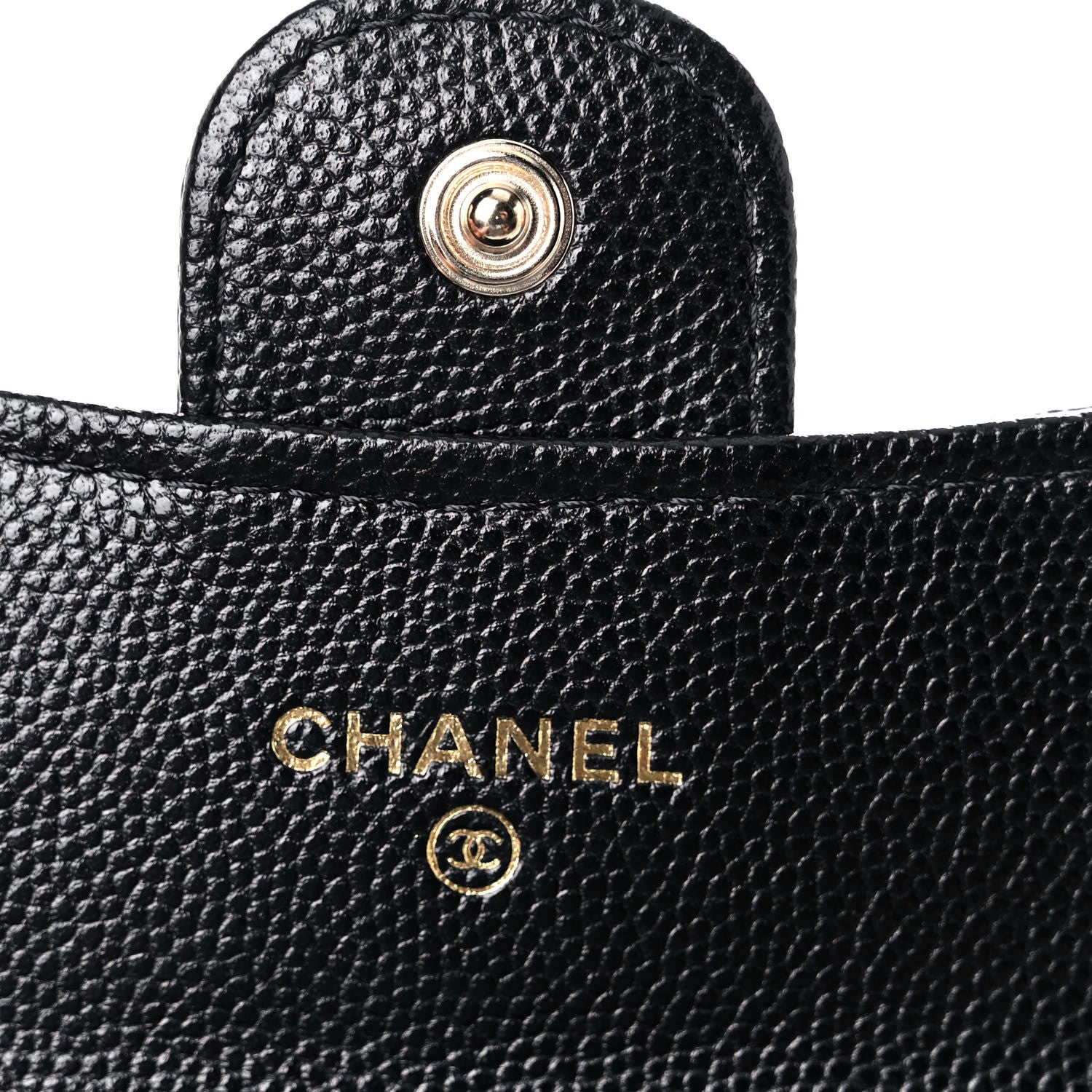 Chanel Caviar Quilted Flap Card Holder On Chain Black 6 of 11